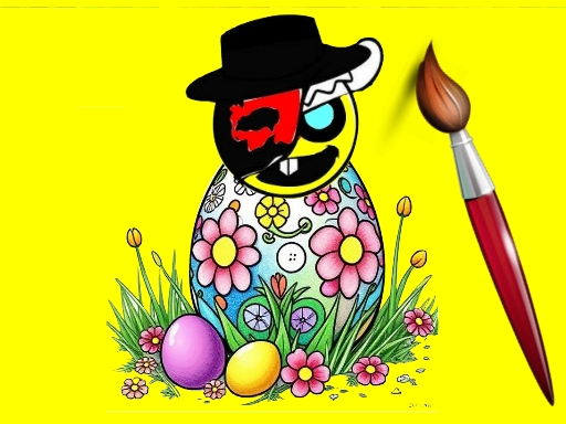 Sprunki Easter Coloring img
